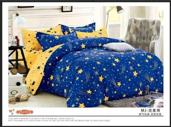 2 Drap 3 Places + 2 Taies D'Oreiller - Multicolore