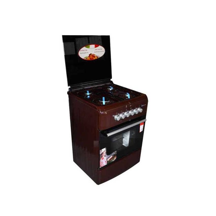 Cuisinière à Gaz - 4 Foyers - DELTA - 50 x 60 - Marron - Classic - Garantie 06mois – Image 2