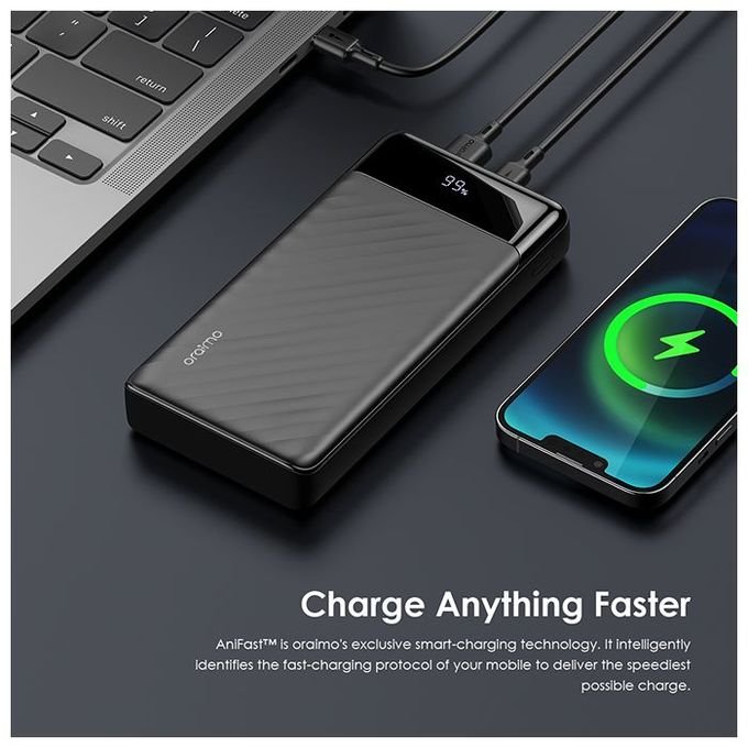 Pawer kank Oraimo 20000 Mah 2.1a Groupe De Chargement Rapide – Image 6