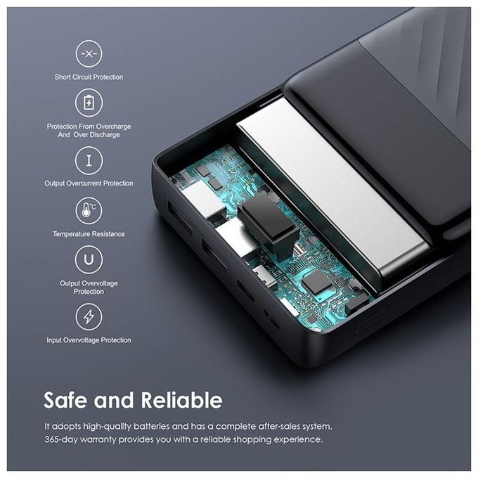 Pawer kank Oraimo 20000 Mah 2.1a Groupe De Chargement Rapide – Image 7